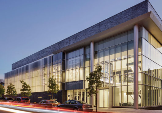 This state-of-the-art athletic facility at the St. Joseph’s College campus in Brooklyn, NY, is a LEED Gold-certified project designed by Bentel & Bentel and built by Racanelli Construction Co., Inc. 